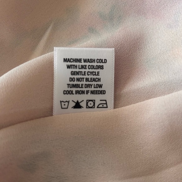 Cece women’s blouse with red and yellow floral pattern. Size medium. - Picture 9 of 10